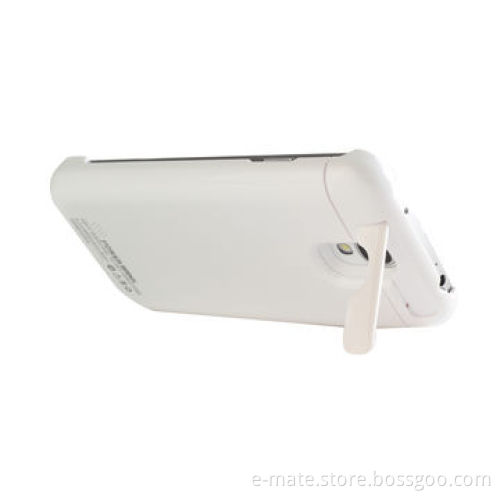 Power Case for Samsung Galaxy S4, with Leather Cover and Kickstand for Video Watching and Face Time